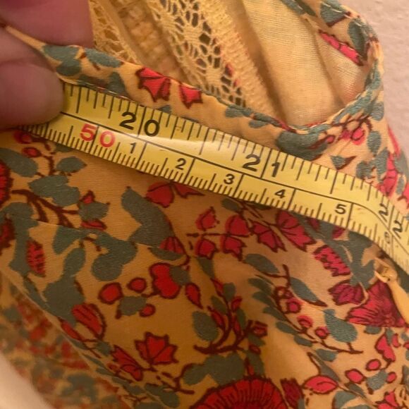 Roller Rabbit floral print maxi dress printed poplin NWT size L - Picture 8 of 9